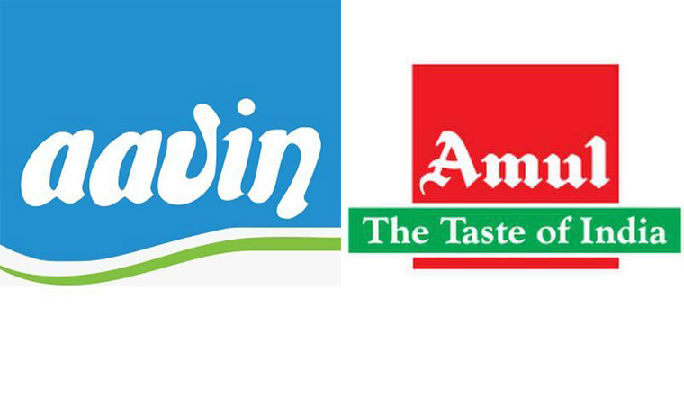 Aavin logo Amul logo